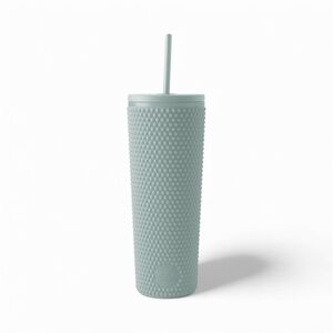 Simple Modern Textured Plastic Classic Tumbler w/ Straw Lid, Sea Glass Sage, NIB